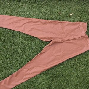 Commando Faux Leather Cocoa Leggings MED